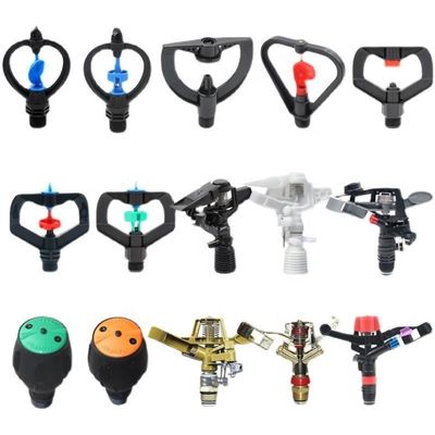 Sprinkler d'impact à rotation de 360 degrés pour système d'irrigation agricole Radius 30 m