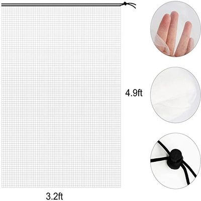 Tissu de protection contre les insectes et les insectes de type plastique HDPE avec corde à tirer pour la culture des arbres fruitiers