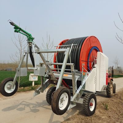 Agriculture Système d'irrigation mobile avec pistolet pluie 75 300tx bobine de tuyau et pistolet d'arrosage mobile