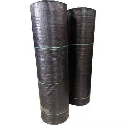 Jardin Agriculture Ferme Noir Anti-Herbe Tissu Barrière de mauvaises herbes Tapis Contrôle du paillis Outil de tissu Portable