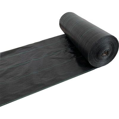 Couverture de sol en plastique Mat de tissu de lutte contre les mauvaises herbes agricole avec filet non tissé en PP