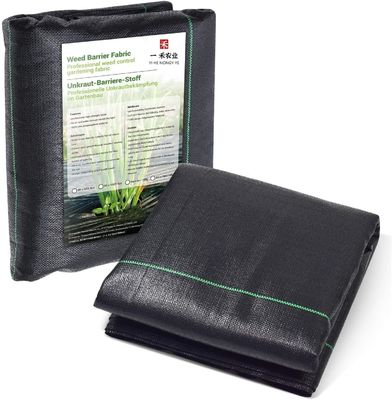 Couverture de sol en plastique Mat de tissu de lutte contre les mauvaises herbes agricole avec filet non tissé en PP
