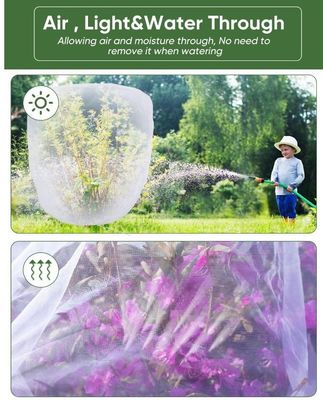 Réseau de jardinage pliable en plastique HDPE Réseau d'insectes vierge 20/30/40/50