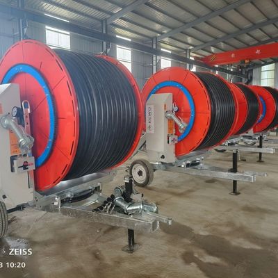 Système d'irrigation à tambour métallique pour l'arrosage agricole