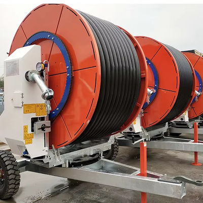 Résistant à l'usure, équipé d'un système d'irrigation à rouleaux de tuyau avancé et puissant pour l'agriculture, diamètre 236 cm
