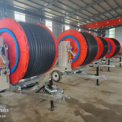 Puissant système d'irrigation à rouleaux de tuyaux agricoles 236 cm de diamètre
