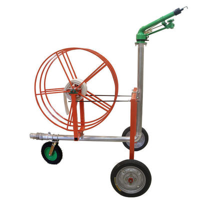 Camion d'irrigation agricole mobile, rouleaux de tuyaux de jardin et pulvérisateur de pistolet à pluie battante