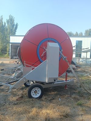 Système d'irrigation à rouleaux de tuyau à pulvérisation électrique avec pulvérisation ultra-réglable