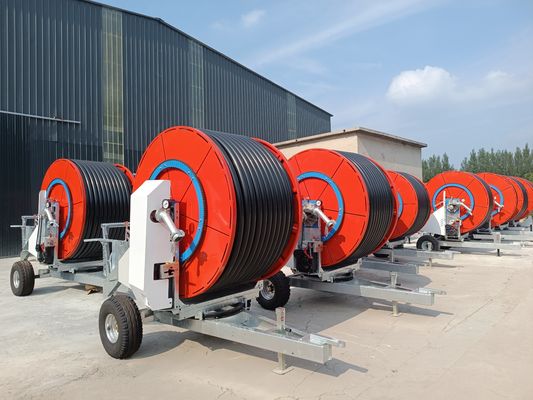 Système d'irrigation à rouleaux de tuyau à pulvérisation électrique avec pulvérisation ultra-réglable