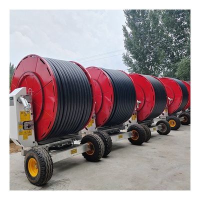 Système d'irrigation à rouleaux de tuyau avec irrigateur mobile et pistolet de pluie 75 cm Diamètre 800 kg Capacité