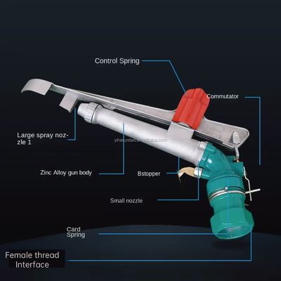 L'agriculture du gazon L'aspergeur métallique L'irrigation par pistolet à eau de pluie L'arrosage large pour vos espaces verts 10 kg Capacité IoT activé Durable