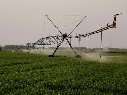 Centre d'économie d'eau de 30 pouces de diamètre équipement de pulvérisation d'irrigation pivot avec moteur moteur et poids 230 kg
