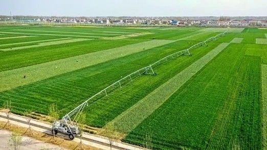 Irrigation de précision facilité à déplacement latéral Irrigateur pour l'agriculture intelligente de l'eau 3800 KG