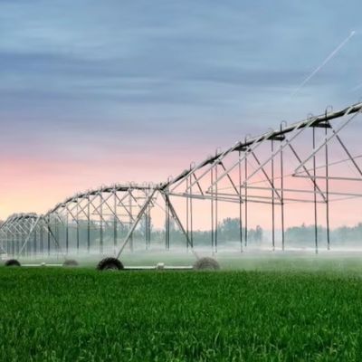 Centre d'économie d'eau, système d'irrigation pivot pour l'agriculture de restauration