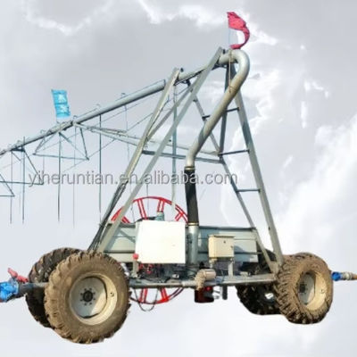 2024 Bestseller Système d'irrigation agricole linéaire latéral automatique pour le jardin Deux quatre roues Option de surveillance à distance