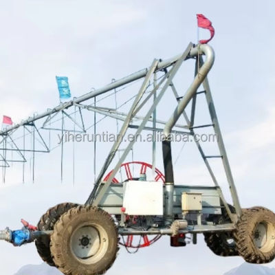 3800 KG Système d'irrigation de jardin automatique à déplacement linéaire latéral La mise à niveau ultime du jardin avec deux ou quatre roues