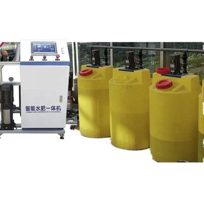 Applicateur intégré d'engrais pour système d'irrigation agricole en serre