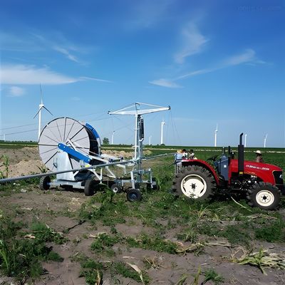 2024 Agriculture Fair Hose Reel Sprinkler Machine d'irrigation mobile avec boom OEM de l'usine de fabrication de métaux