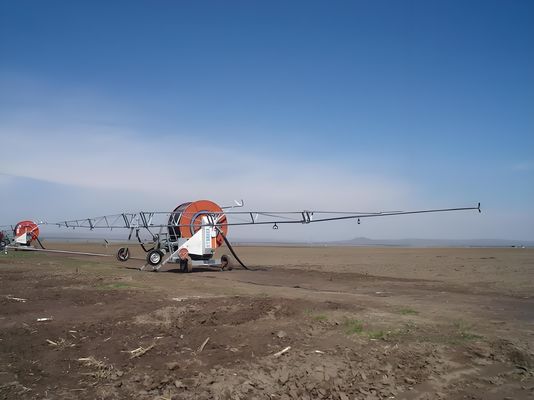 2024 Agriculture Fair Hose Reel Sprinkler Machine d'irrigation mobile avec boom OEM de l'usine de fabrication de métaux