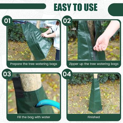 20 gallons PVC bâche pliable anti-UV sac d'irrigation pour l'arrosage des arbustes d'arbres d'arrosage autres irrigation
