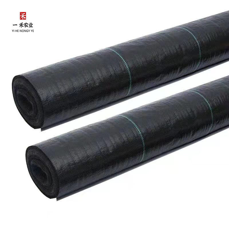 Jardin Agriculture Ferme Noir Anti-Herbe Tissu Barrière de mauvaises herbes Tapis Contrôle du paillis Outil de tissu Portable