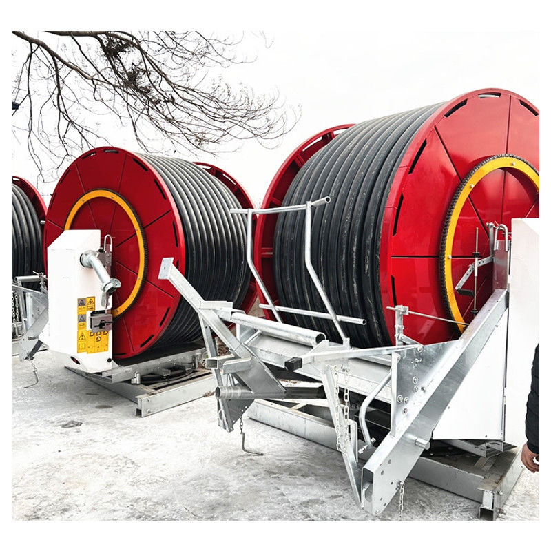 Produit de production directe Jp90-300 Système d'irrigation à tuyau à rouleaux pour l'agriculture Machines agricoles utilisées Systèmes de tuyau à rouleaux pour l'eau agricoles