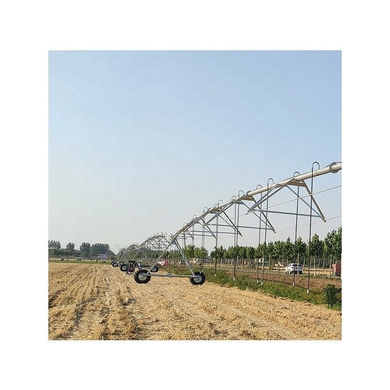 2500 KG Métal Machinerie agricole Équipement Centre Système d'irrigation pivotant Agriculture Légère Latéral Roulement linéaire mouvement latéral