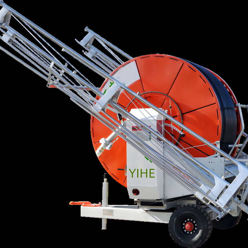 Puissance et polyvalence du tuyau Système d'irrigation à rouleaux 86 kg Poids 236 cm Diamètre support de treillis pulvérisateur réglable