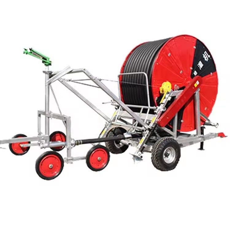 Système d'irrigation à rouleaux de tuyau avec irrigateur mobile et pistolet de pluie 75 cm Diamètre 800 kg Capacité