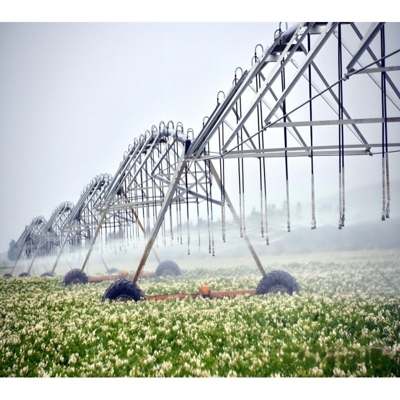 Surveillance à distance 2025 Roue d'irrigation de la ligne de côté Système d'irrigation agricole pour machine d'irrigation pivotante