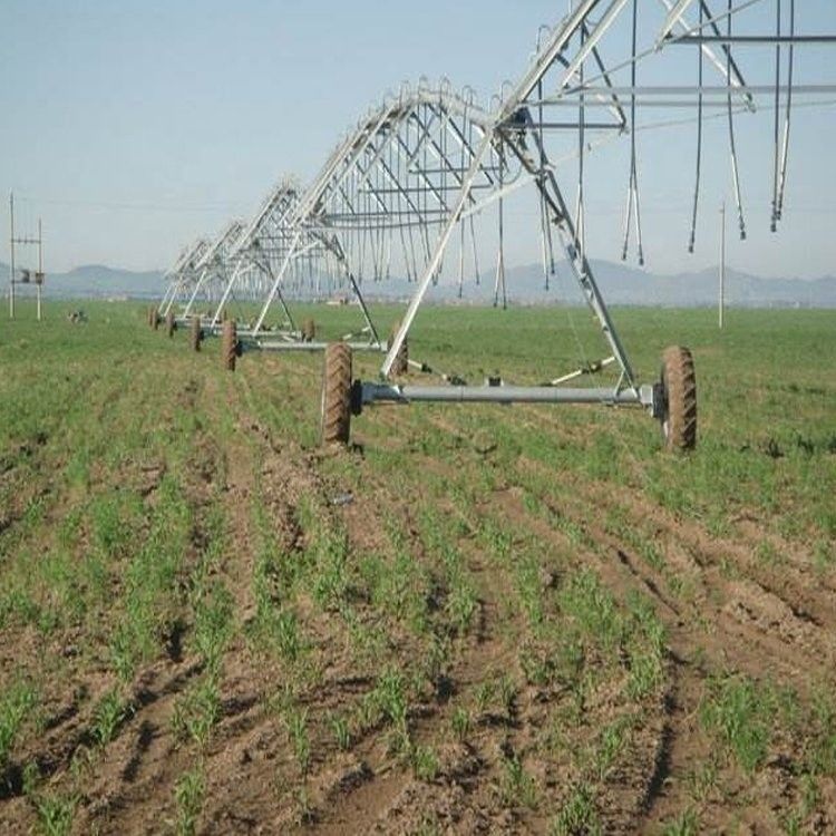 168 cm de diamètre Système d'irrigation pivot centré automatique à propulsion électrique pour l'irrigation agricole