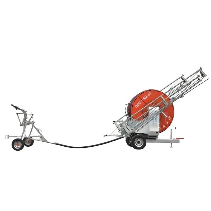 2024 Agriculture Fair Hose Reel Sprinkler Machine d'irrigation mobile avec boom OEM de l'usine de fabrication de métaux