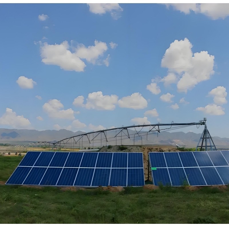 Produits agricoles à base de pommes de terre et de luzerne Fermes solaires Énergie solaire Énergie métallique Agriculture SYSTÈME d'irrigation Composants de base Moteur engrenage Boîte de vitesses