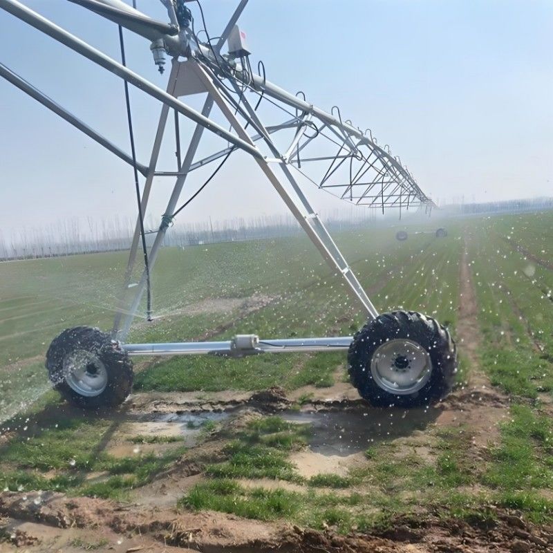 Énergie 20-800m Jardin 1-100 hectares Ferme Rouleau d'irrigation de côté Machine centrale Système d'arrosage pivoté avec surveillance à distance